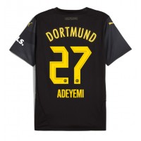 Borussia Dortmund Karim Adeyemi #27 Vonkajší futbalový dres 2024-25 Krátky Rukáv